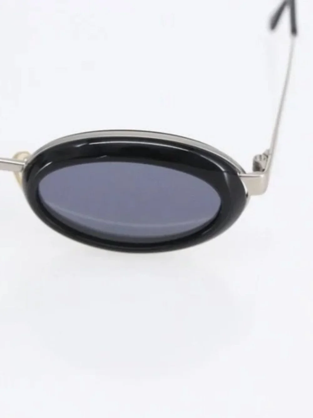 CHANEL Sunglasses plastic Black CC Auth BA7282